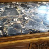 Art Deco sideboard on marble