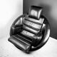 Fauteuil noir brutaliste de Boris Krstulović, Yougoslavie, Croatie, années 1970