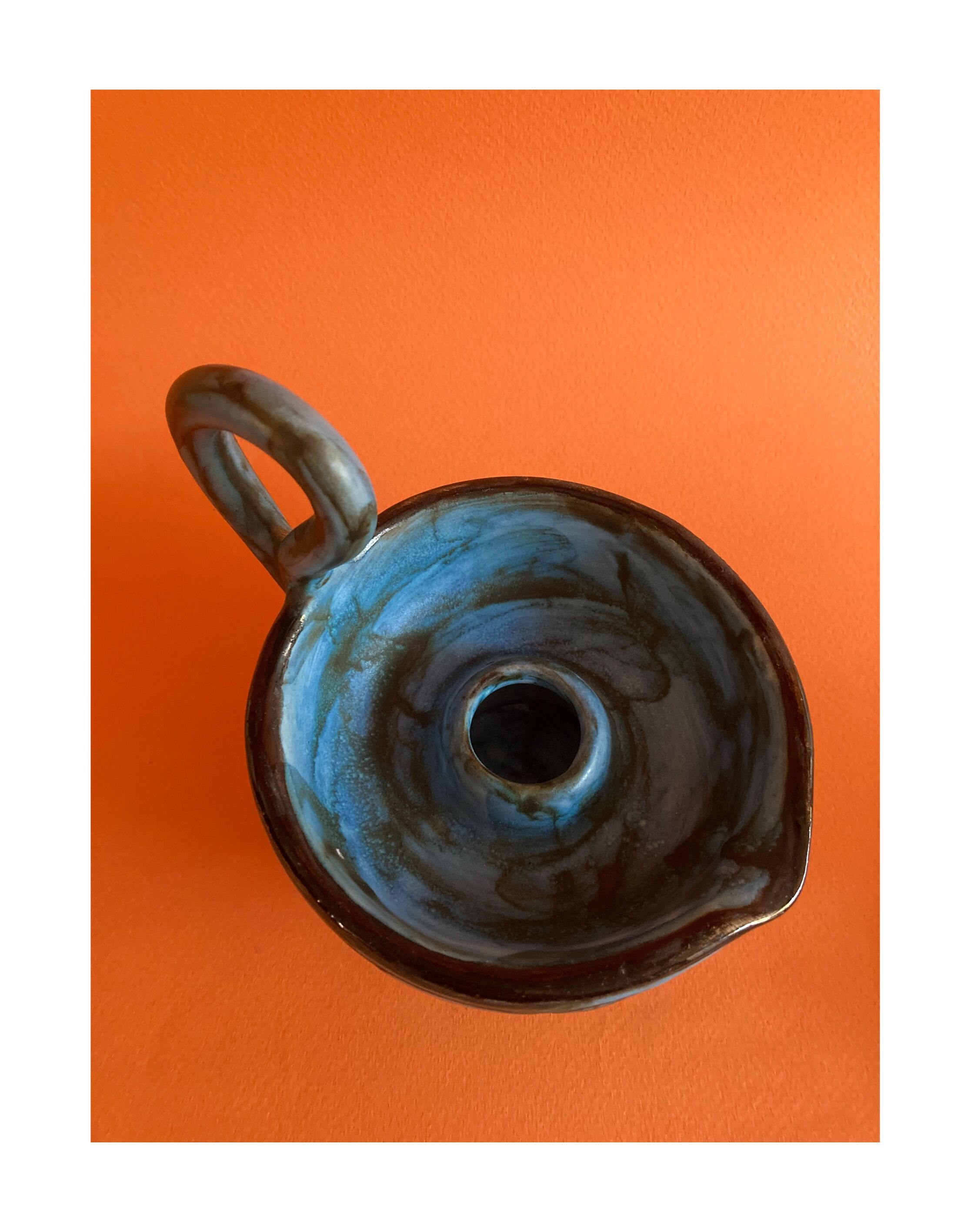Ceramic candle holder