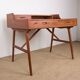 Danish teak desk, model 56, by Arne Wahl Iversen/Vinde Mobelfabrik.