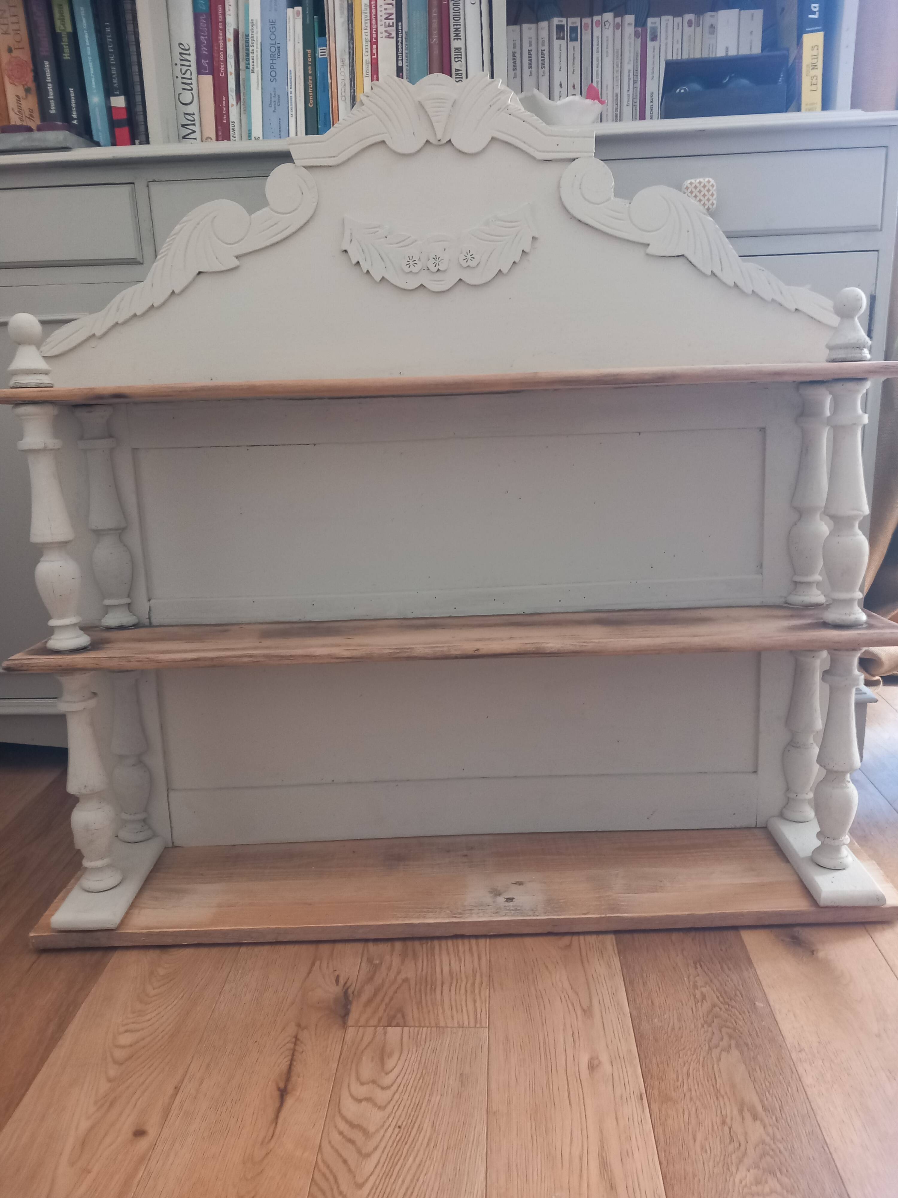 shelf/library/top of saint hubert sideboard/