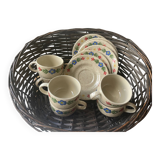 Service à café en porcelaine polonaise