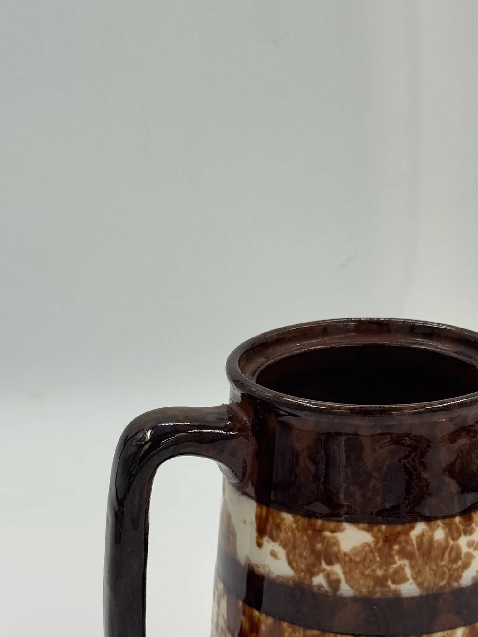 Cafetière en céramique style campagne française vintage