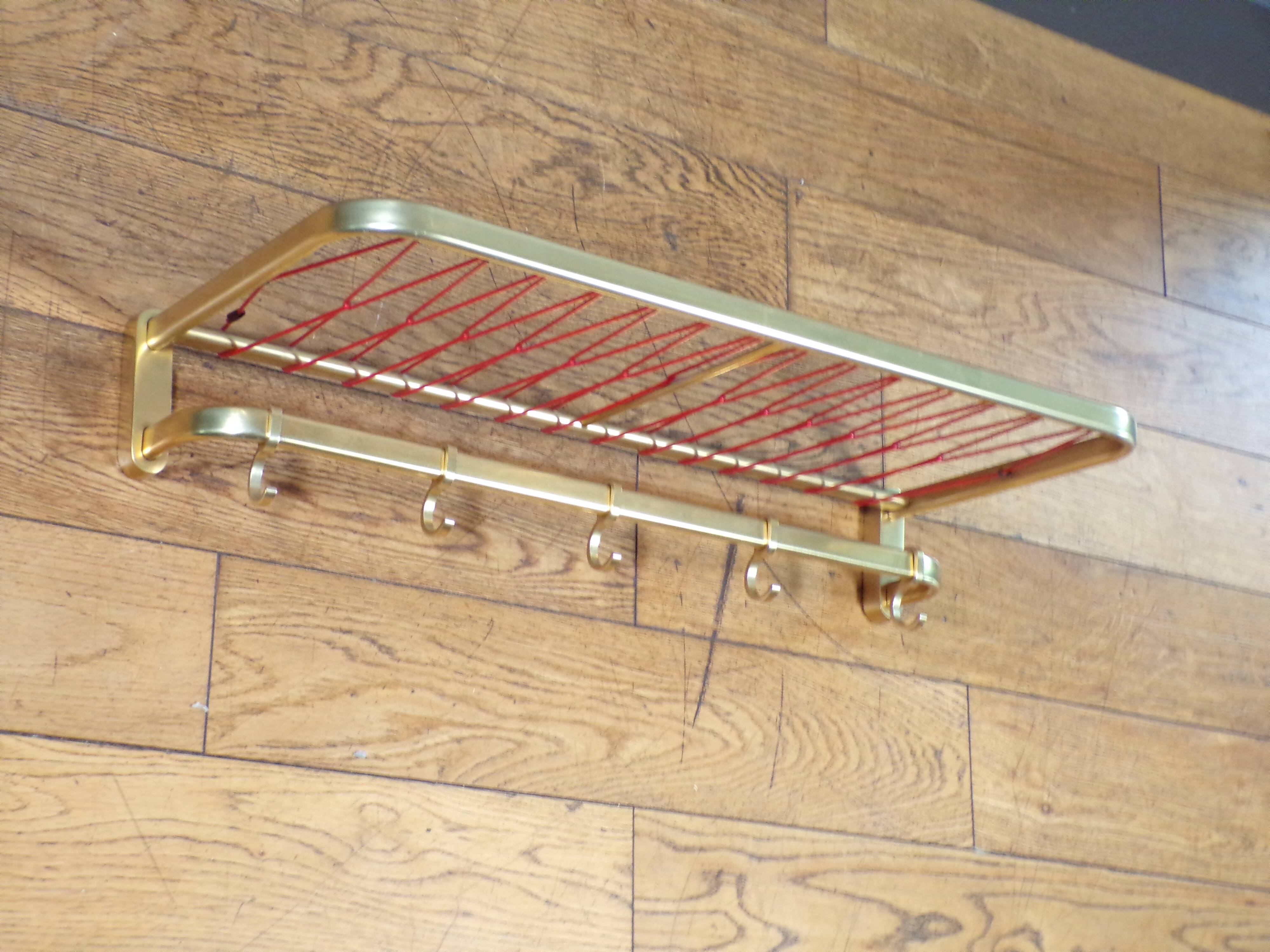 Train luggage rack style coat rack l=60cm