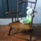 Old seat high chair baby late 19th century