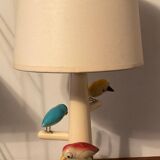 Suzanne Bonnichon lamp made of wood from the 1960s.