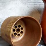 Vintage vase in enamelled sandstone