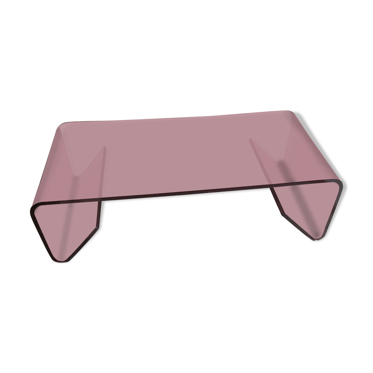 Plexiglas coffee table 70s