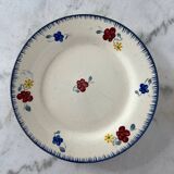 Mary-Lou Plate Hand Painted Digoin Sarreguemines France