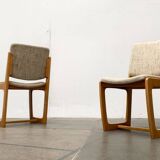 Set of German sled chairs from the mid-century, 1960s.
