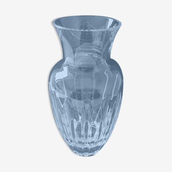 Vase en cristal incolore