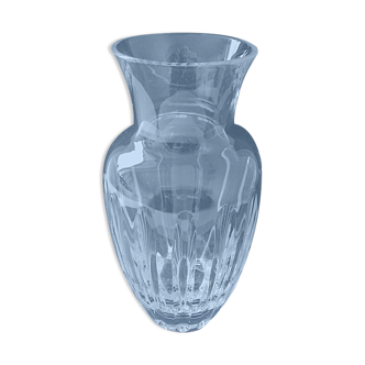 Colorless crystal vase