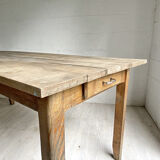 Farm table wood raw 50