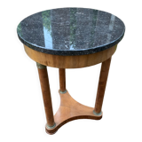 Gueridon in walnut bramble