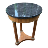 Gueridon in walnut bramble