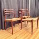 Set of three chairs, model 78, designed by Neils O. Möller, JL Møllers Møbe.