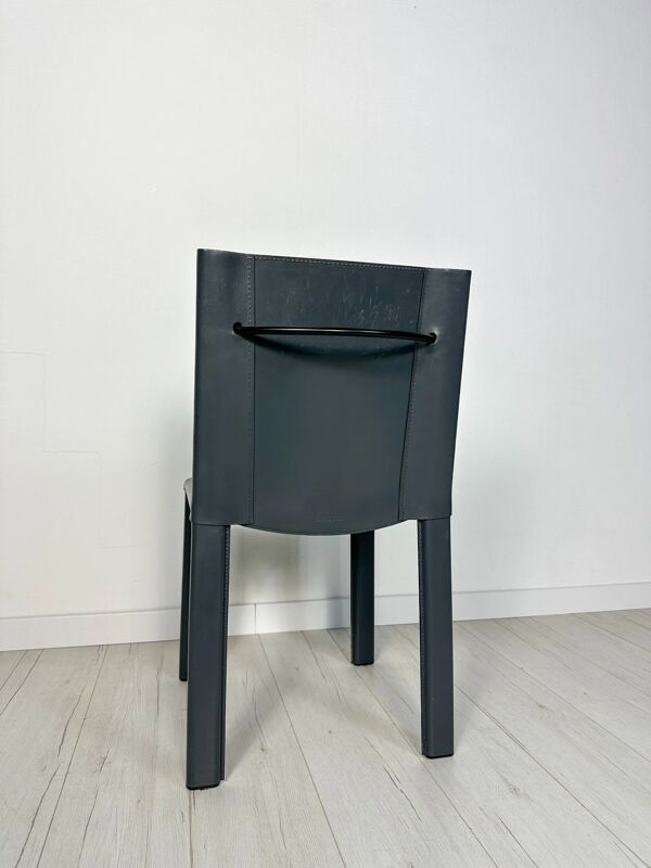 1/6 Chaises de salle à manger vintage italiennes des années 1980 par Carlo Bartoli pour Matteo Grassi