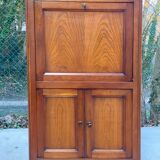 Louis Philippe secretary in solid wood with satin finish