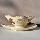 Gien Hummingbird Sauceboat 1875