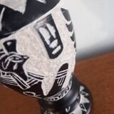 Neo-Egyptian Vase Style – Relief Portraits of Isis and Horus – H 18cm