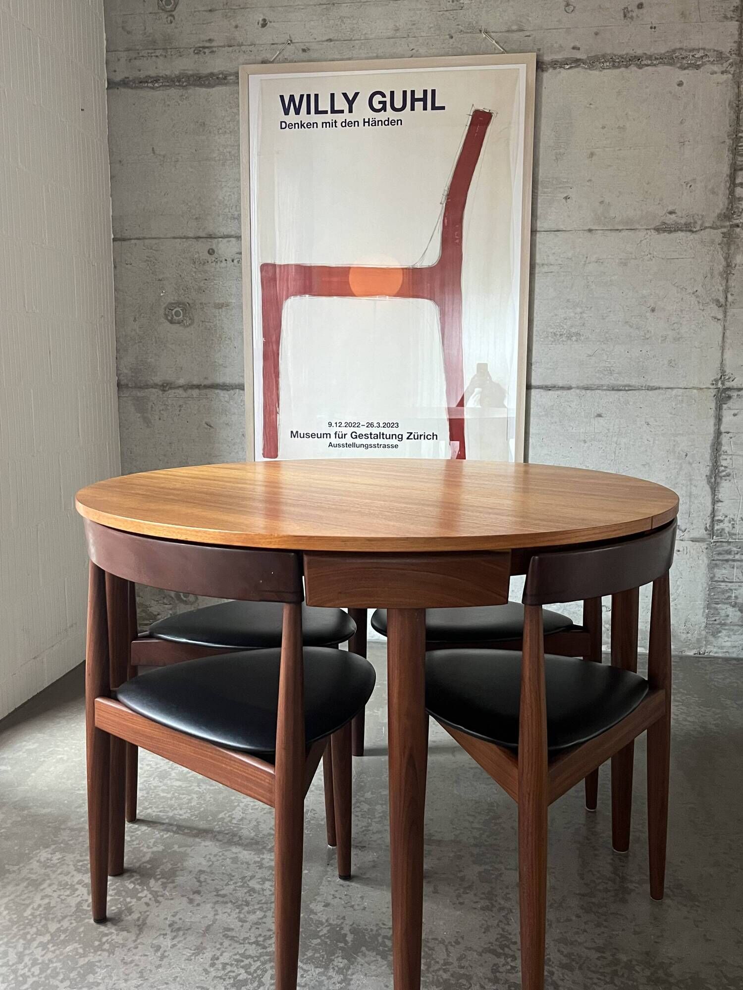 Mid-Century Teak Dining Table and Chairs by Hans Olsen for Frem Røjle, 1950s