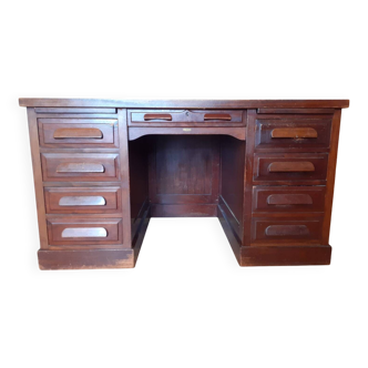 Bureau ministre bois massif