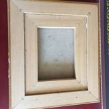 Set of two paintings with identical gold and silver frames