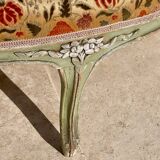 Small Louis XV Style Lacquered Sofa / Bench