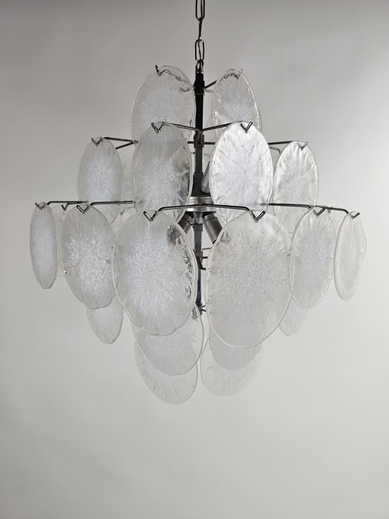 Grand lustre en verre Vistosi Flocon de neige