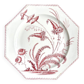 Medium ironstone dish Clairefontaine, "Indiana" service.
