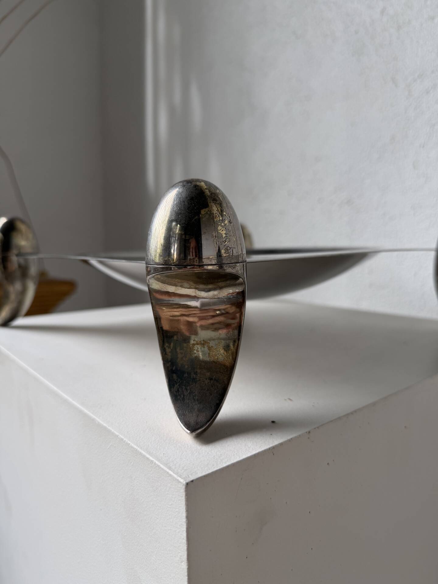 Silver-plated fruit bowl