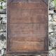 18th century painted wooden mirror