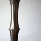 Table lamp made of chrome-plated