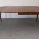 Table ronde extensible en teck de Oluf Theodor Larsen, Danemark vers 1970