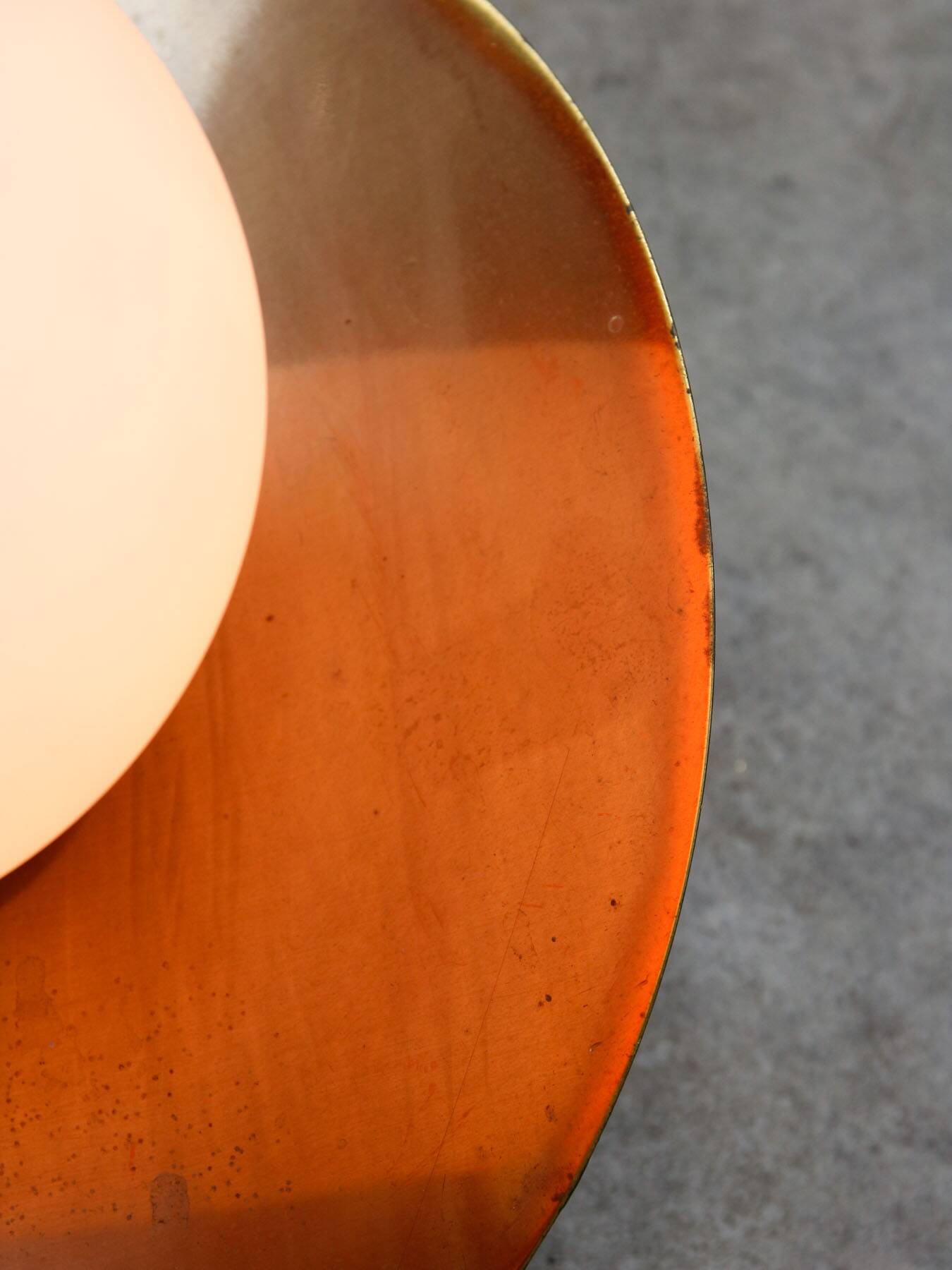 Vintage German Wall Lamps in Copper Plating from Ist Ellux, 1980s, set of 2