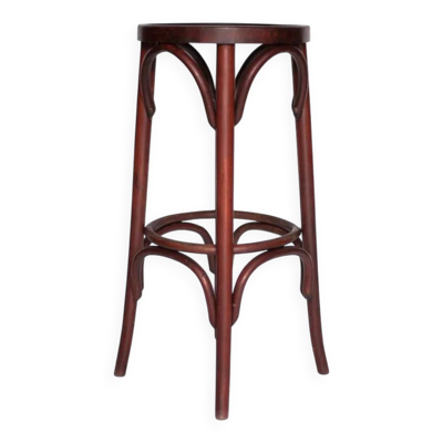 Tabouret de bar bois courbé , tabouret haut vintage, tabouret vintage, déco bar, meuble vintage