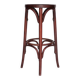 Curved wooden bar stool, vintage high stool, vintage stool, bar decor, vintage furniture