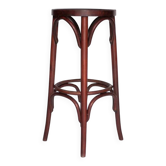 Curved wooden bar stool, vintage high stool, vintage stool, bar decor, vintage furniture