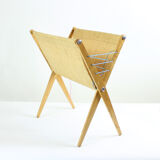 Porte-magazine en bois, Tchécoslovaquie Années 1960