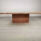 Travertine coffee table red design