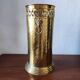 Vintage gold umbrella stand