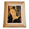 Painting with beautiful reproduction of 1938 by Renoir "The Reader"