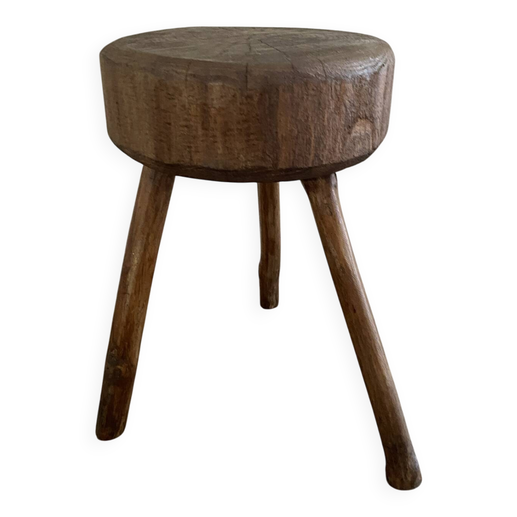 Vintage brutalist stool