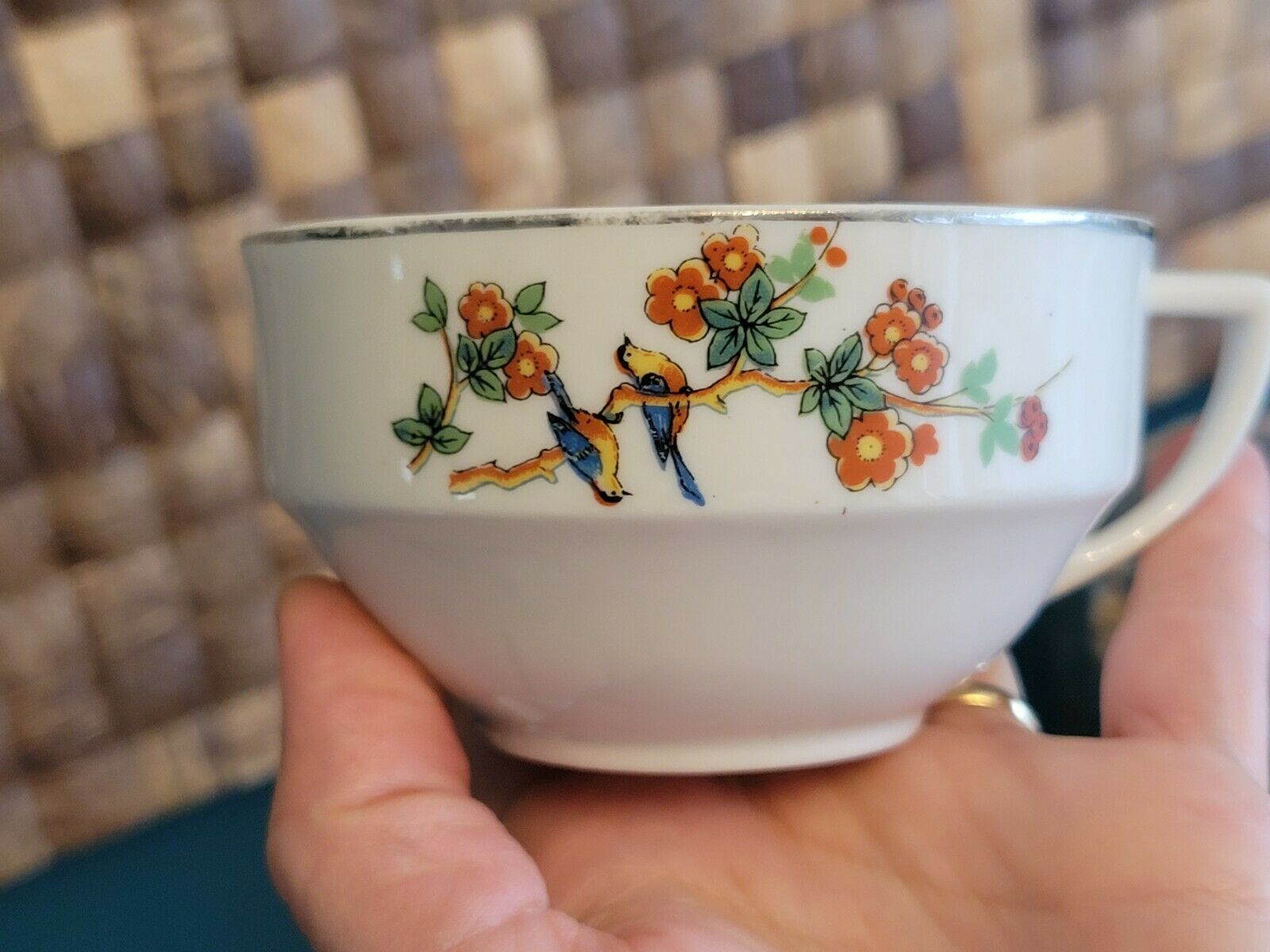 6 old coffee cups tea Raynaud R&C Cie company Limoges France