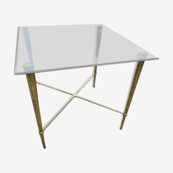 Vintage plexiglass side table