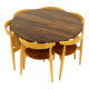 Heart dining set, designed by Hans Wegner for Fitz Hansen,  Denmark 1960s