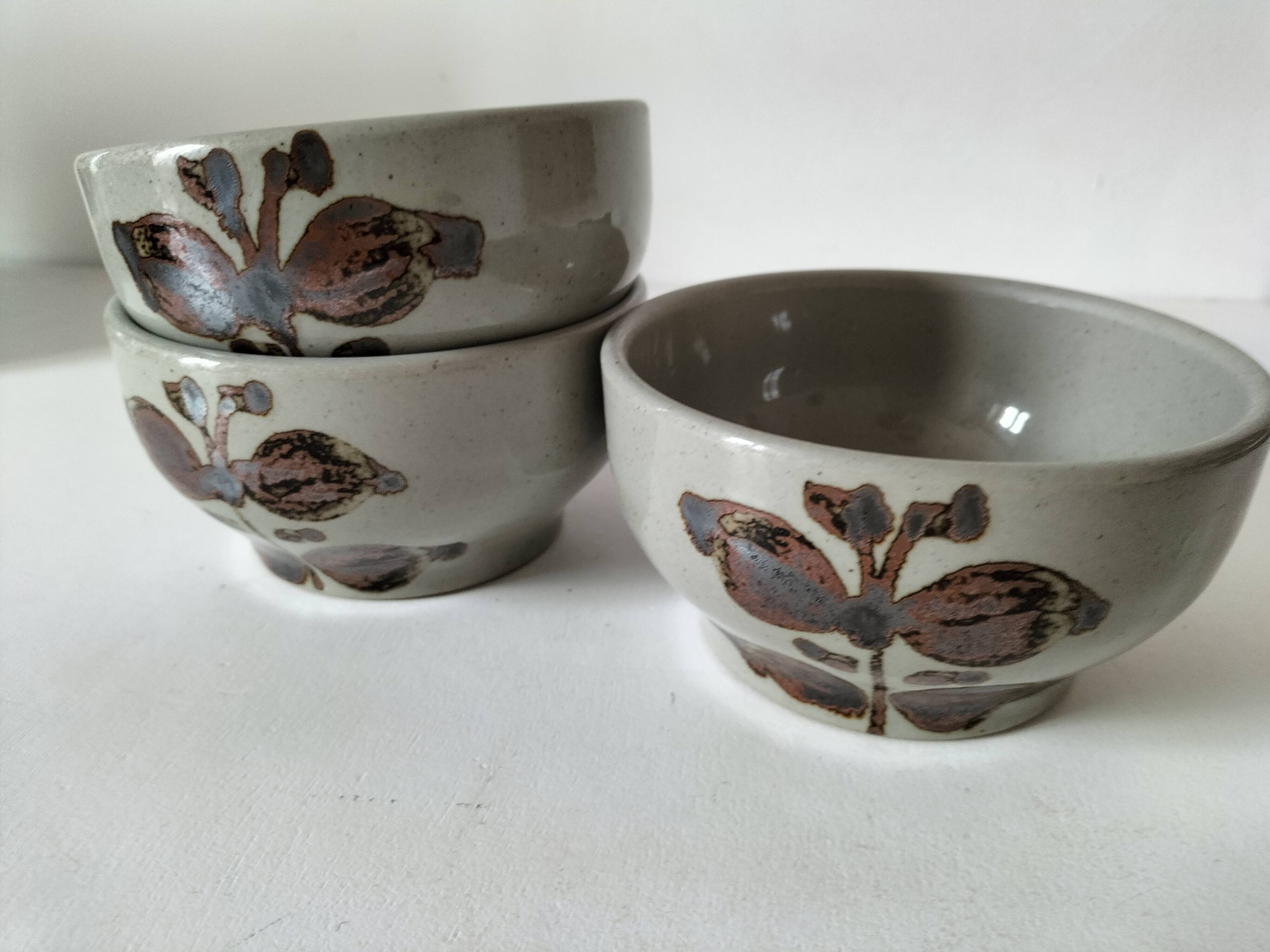 Trio bowls Grès de l'Arnon