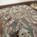 Vintage molded glass ceiling lamp