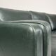 Danish leather sofa couch by Skippers furniture 70s 80s Design