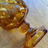 Verres à pied ambrés style médiéval